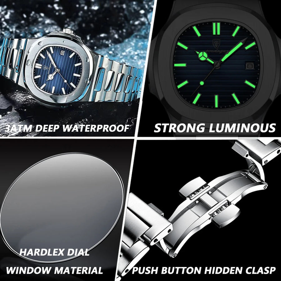POEDAGAR 613 – Reloj Luxury Square