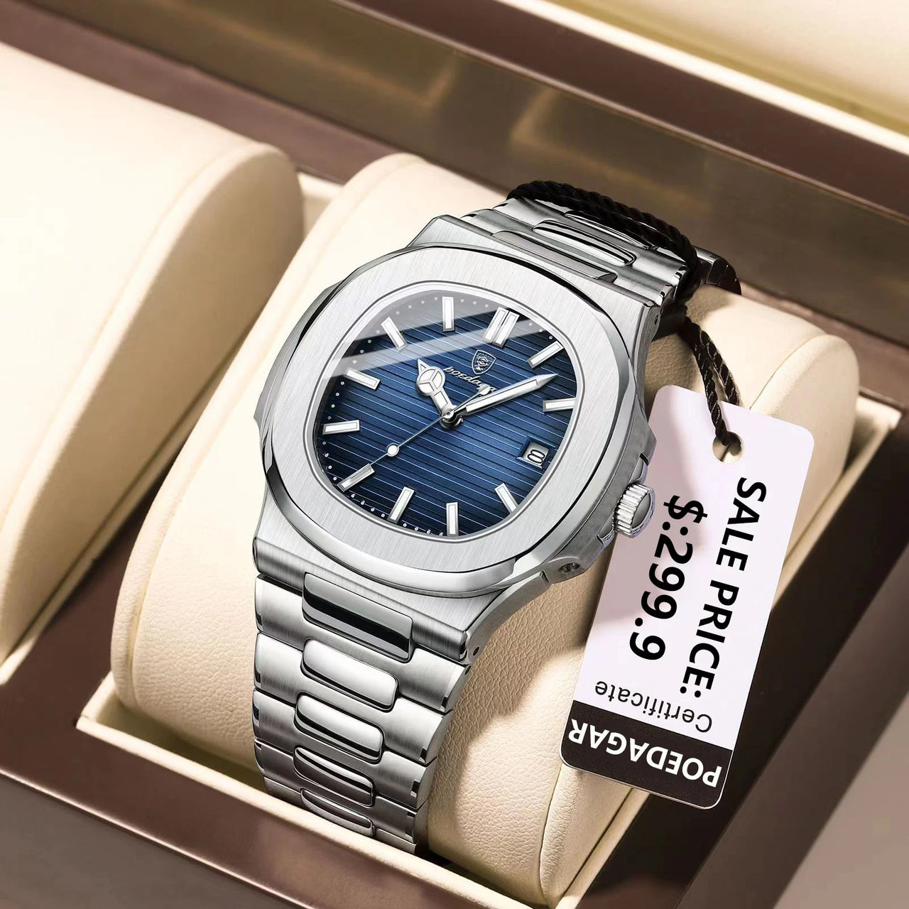 POEDAGAR 613 – Reloj Luxury Square